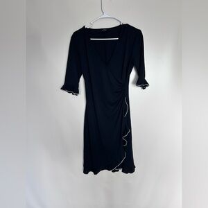 Express Black Wrap Dress | XS/S